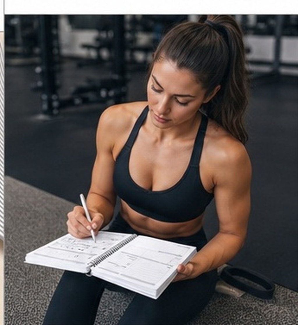 Nutrition And Fitness - フィットネスプランナージャーナル 11.7x8.5。ジムでのトレーニング記録、栄養、カロリー、マクロ栄養素の記録、体組成測定に。