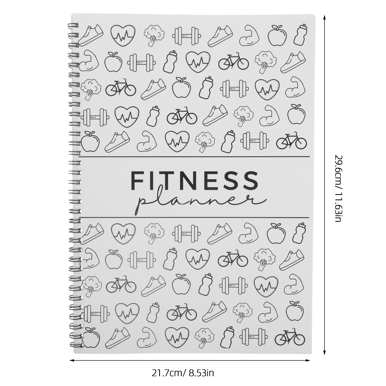 フィットネスプランナージャーナル 11.7x8.5。ジムでの - Nutrition And Fitness のレビューと価格